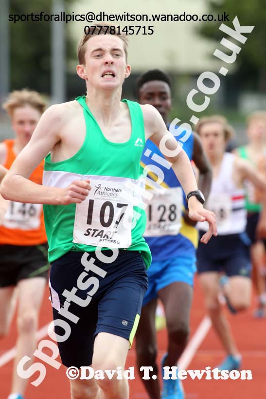 Boys under-15s 800 metres, Northern Under-13s, U-15s and 17s Championships. Photo: David T. Hewitson/Sports for All Pics